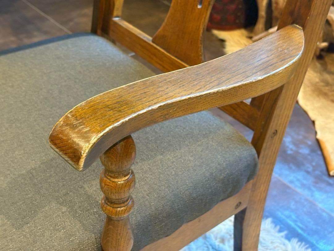 リメイク品　Brugge 三越ブルージュ　アームチェア　肘付き椅子 ny