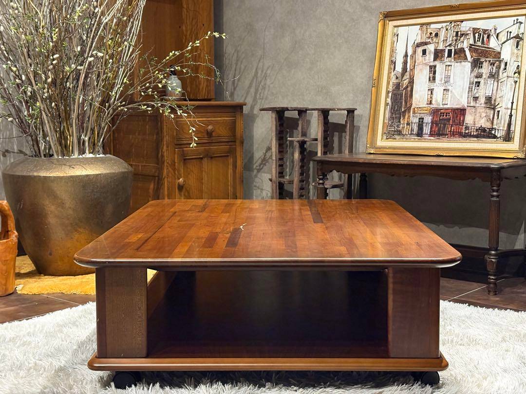 FUJI FURNITURE センターテーブル　ローテーブル　ヴィンテージ　IG