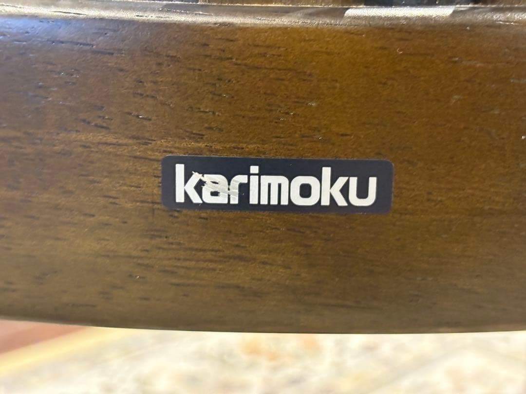 ③karimoku カリモク ダイニングチェア リビングチェア 合皮レザー YN