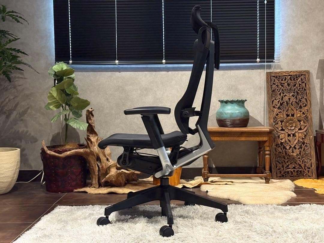 ITOKI イトーキ　スピーナチェア　デスクチェア　デスクソファ　ブラック