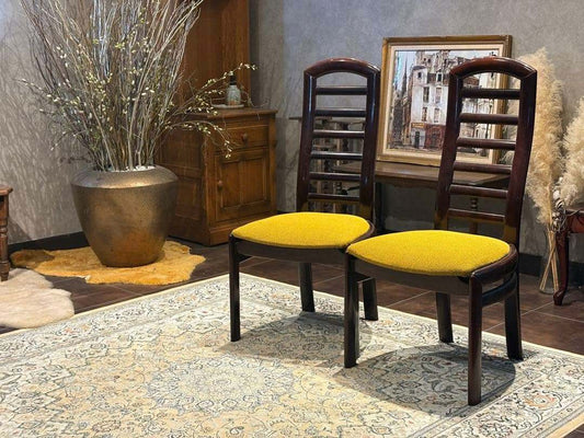 ①karimoku カリモク ダイニングチェア ハイバック リメイクIR