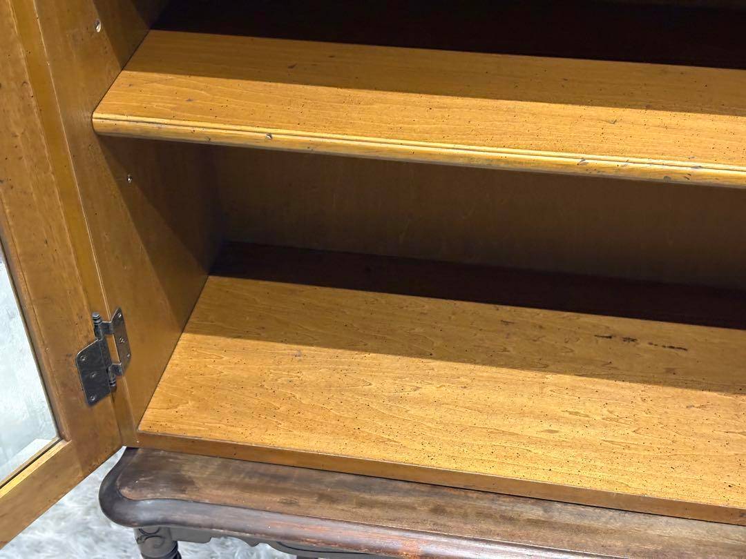 karimoku カリモク　食器棚　ディスプレイ　ガラスケース レトロ　IZ