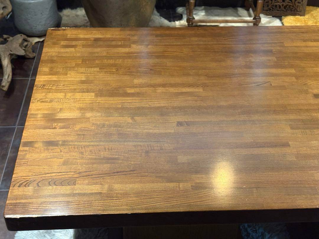 オーク材　アンティーク　ビンテージ　レザーチェア　ダイニングセット　RH