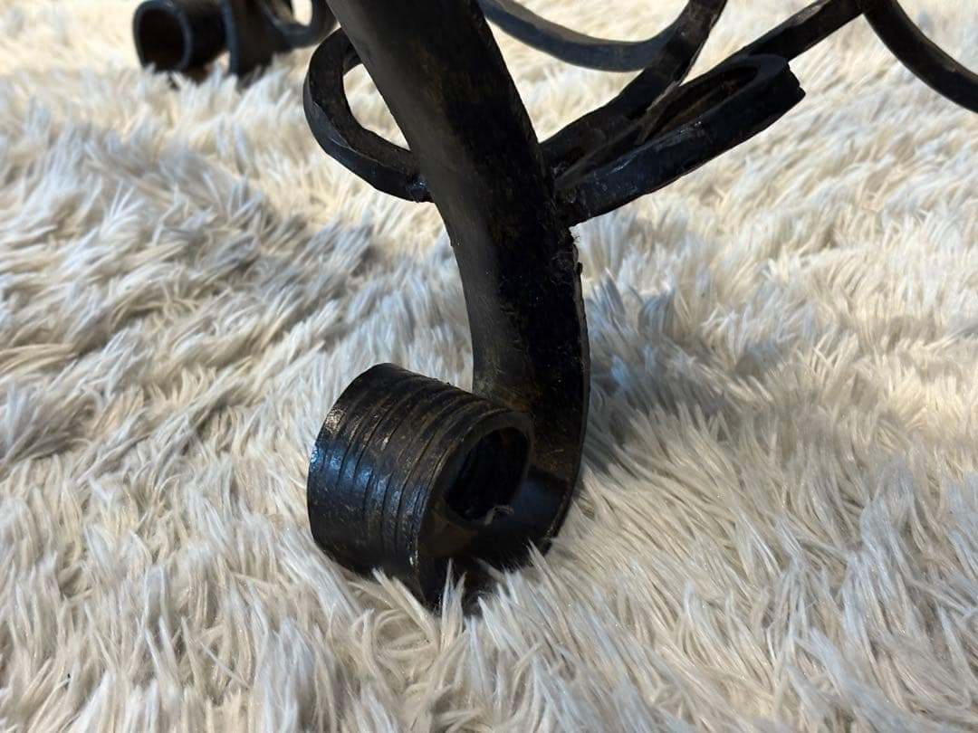 アンティーク　サイドテーブル　大理石　アイアン　コンソール　ビンテージ　SZ