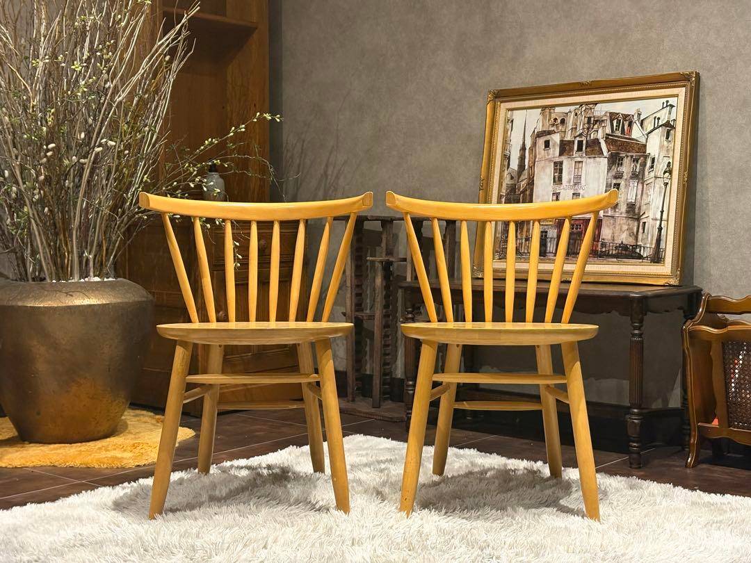 cherry 桜屋工業　ウィンザーチェア　アームチェア　オークレイチェア　YZ