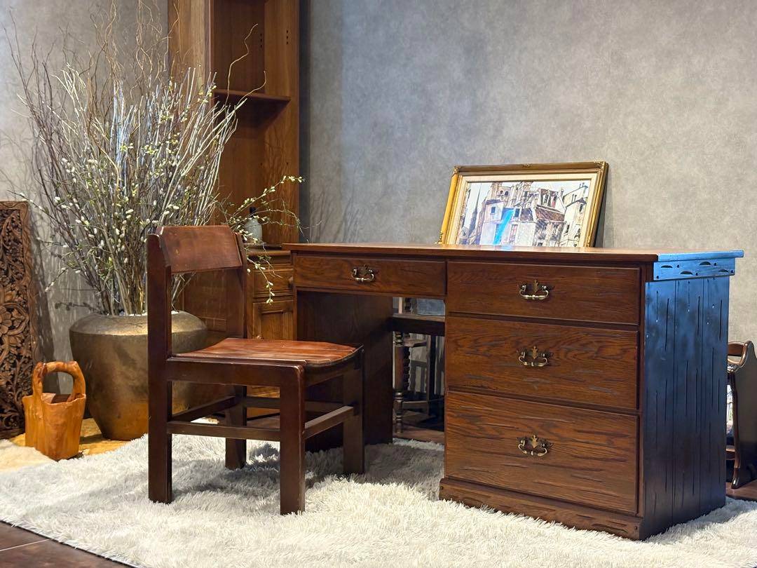 Drexel ドレクセル　袖机　椅子　アンティーク　ヴィンテージ　アメリカ