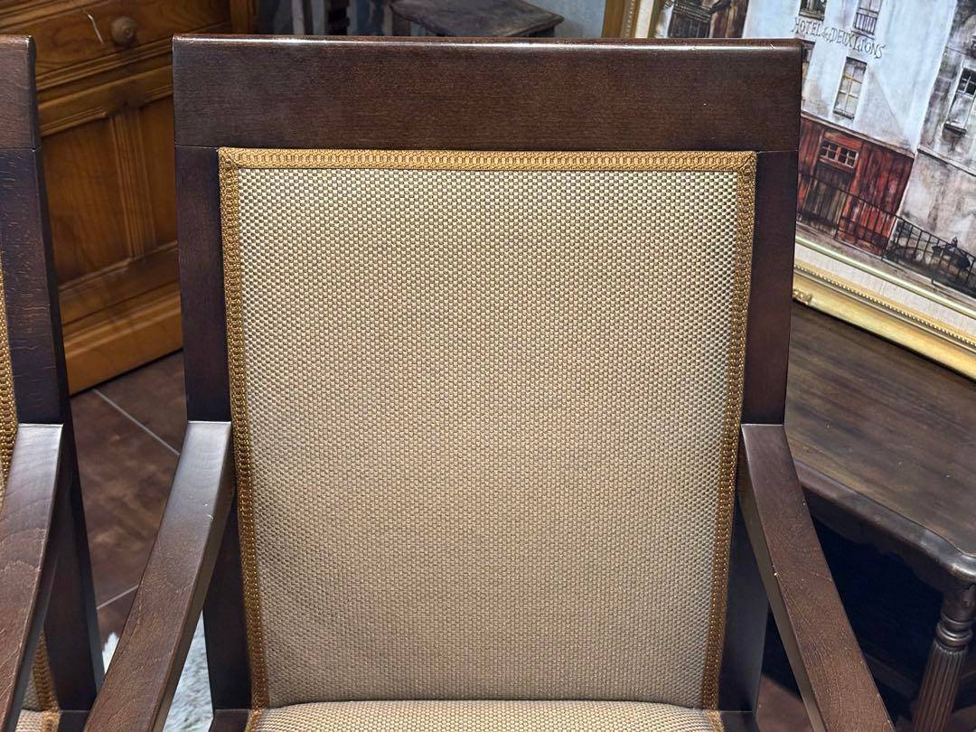 ①ダイニングチェア　アームチェア　アンティーク　ヴィンテージ　ビンテージ　IR