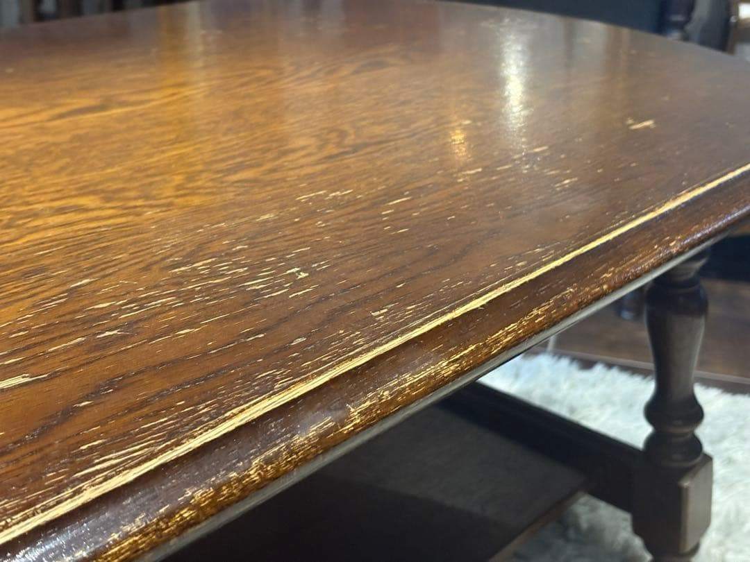 飛騨産業 キツツキマーク ローテーブル センターテーブル アンティーク IG