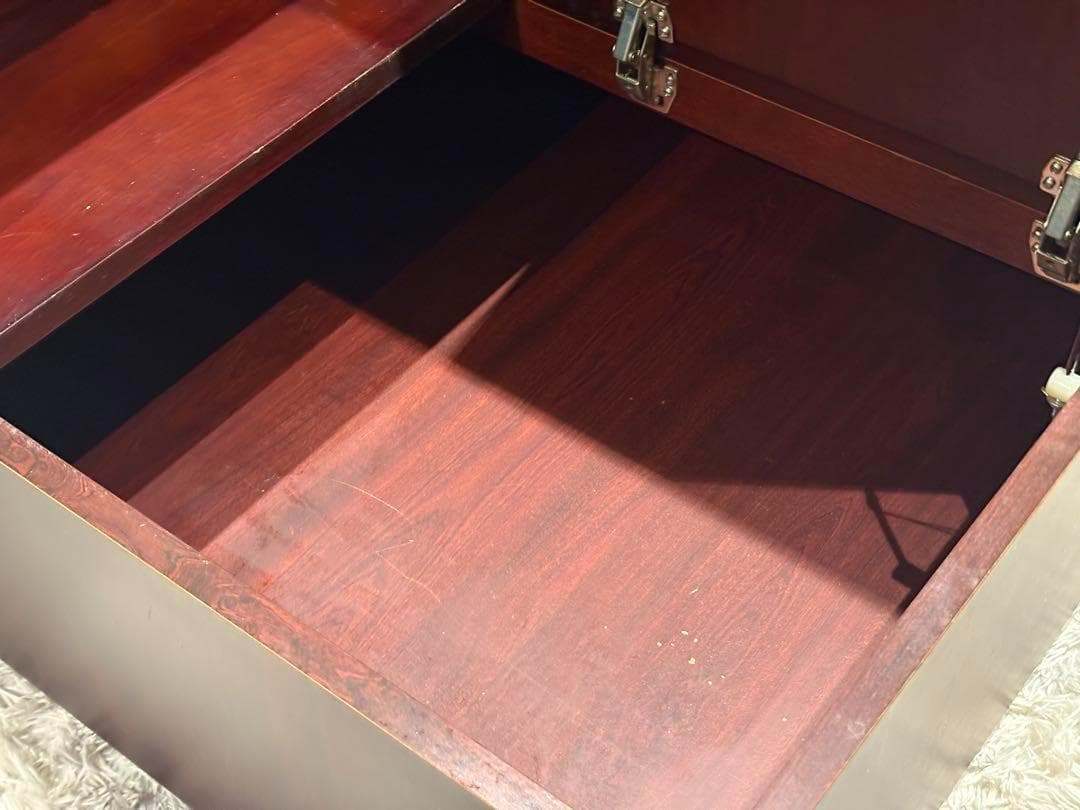 karimoku カリモク　コーナーテーブル　収納　ローズウッド　アンティーク