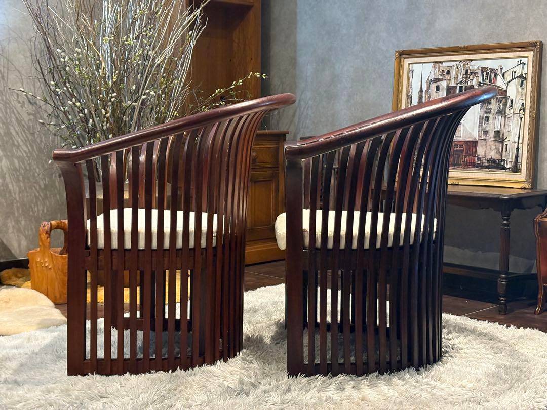 リゾート家具アームソファダイニングソファアンティークアジアンNZ