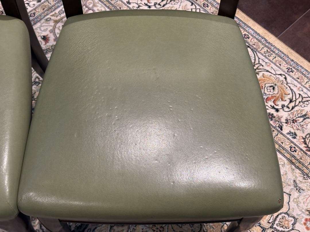 maruni マルニ木工 ダイニングチェア 本革レザー ビンテージ nZ