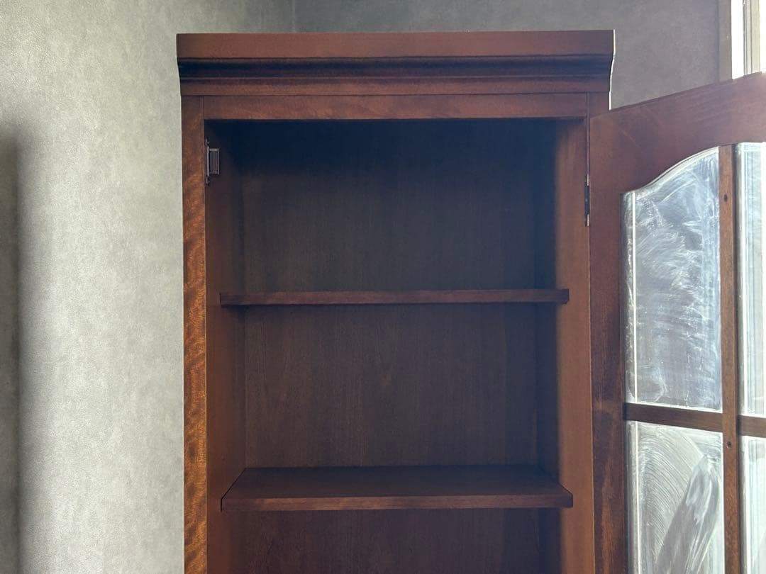 レトロ　karimoku　カリモク コロニアル カップボード キャビネット GZ