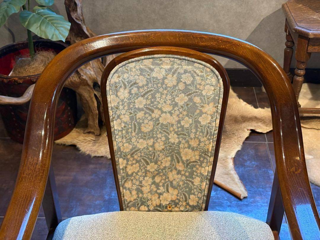 ①　リメイク品　尾州生地　ホワイト座面　カリモク　コロニアル　アームソファ　N