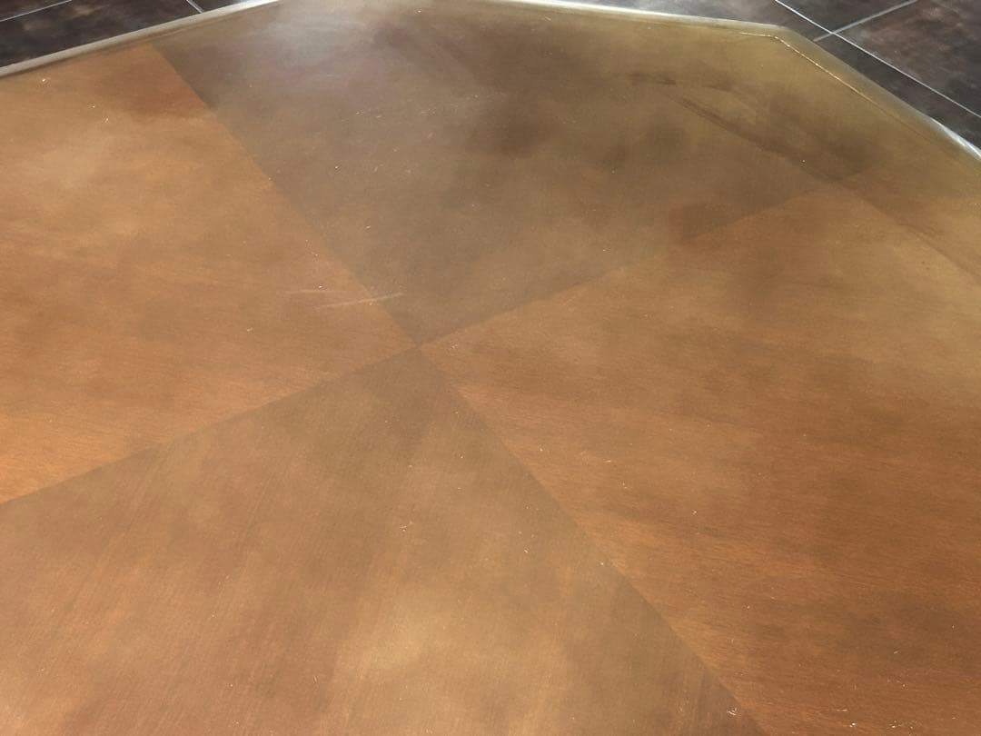 希少品　FUJI FUNITURE フジファニチア　レトロ　八角形テーブル