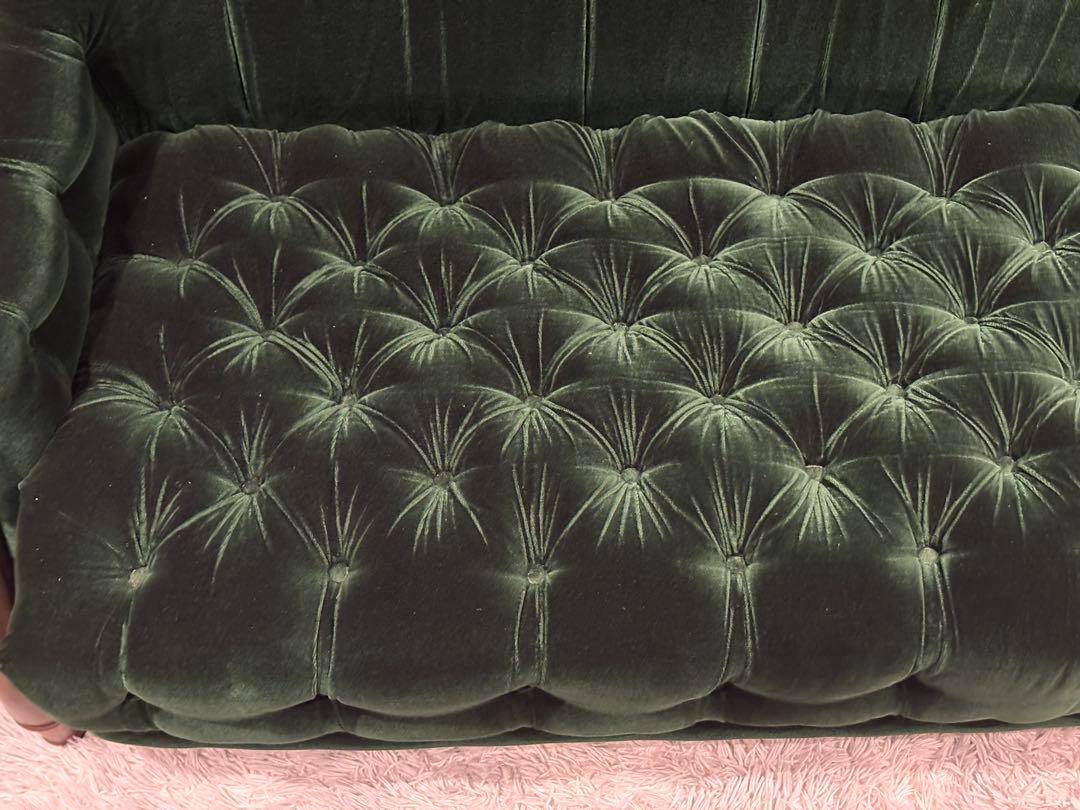 maruni マルニ木工　3人掛けソファ　3Pソファ　リベット　グリーン　GZ