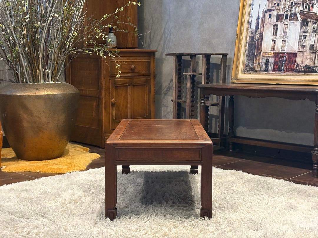 ローテーブル　センターテーブル　無垢材　ヴィンテージ　アンティーク　IZ