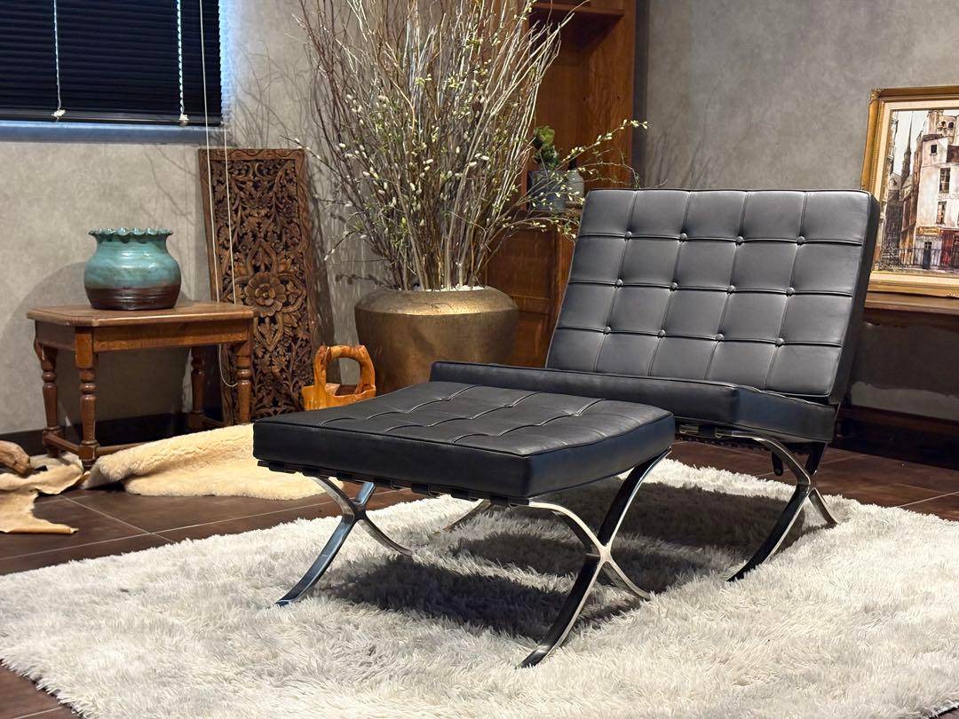 バルセロナチェア リプロダクト オットマン　ミッドセンチュリー　ソファ　InZ