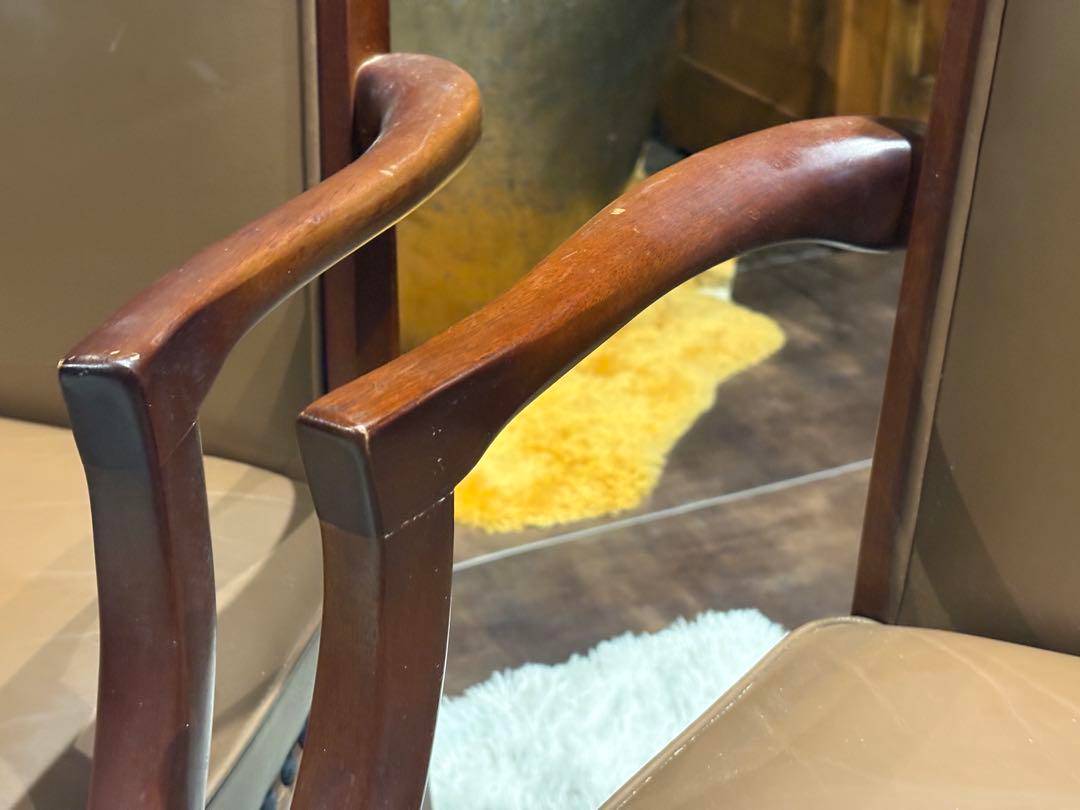 マルニ　maruni アームチェア　ビンテージ　鋲打　リベット　ハイバック　SK