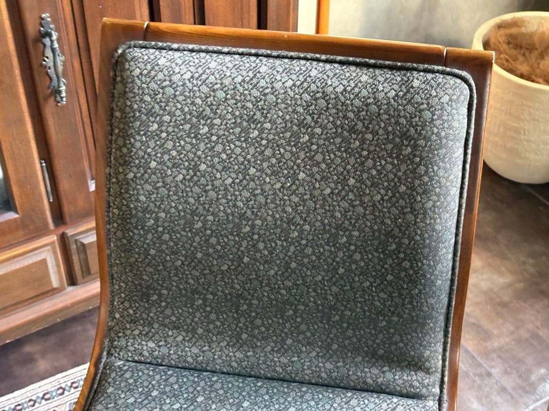 ①オールドカリモク karimoku ヴィンテージチェア　ビンテージチェア　RZ