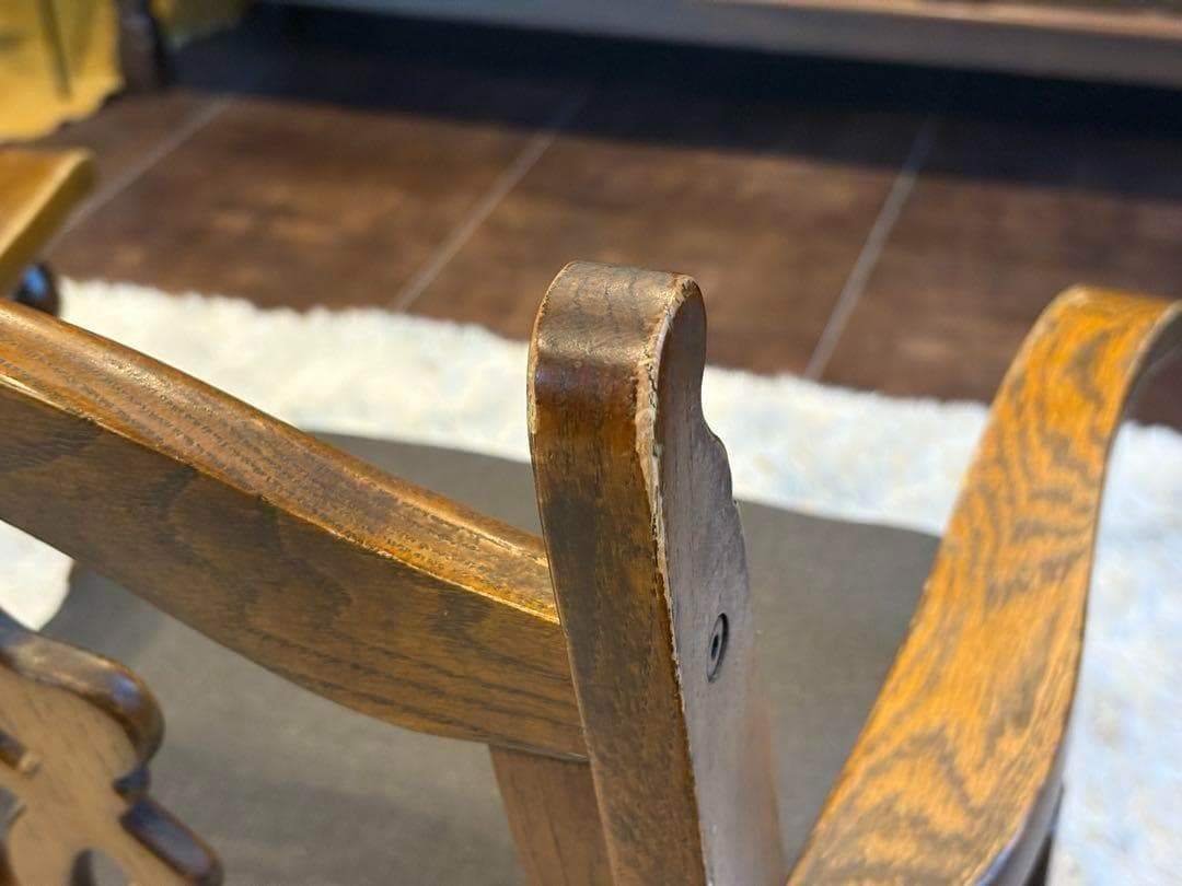 リメイク品　Brugge 三越ブルージュ　アームチェア　肘付き椅子 ny