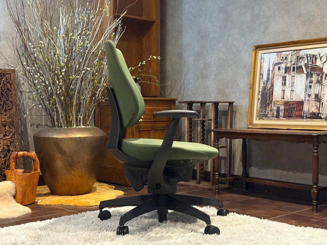 ⑥KOKUYO コクヨ　デスクチェア　オフィスチェア　イングチェア　H