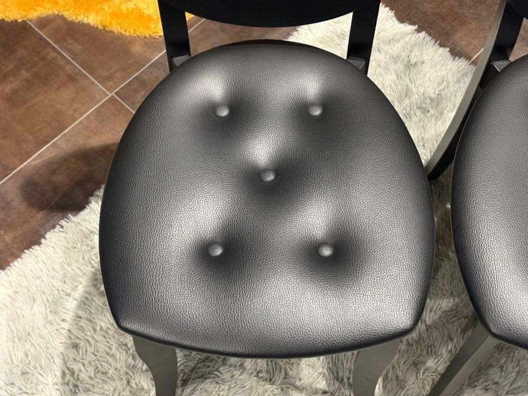 モダン　Buono ヴォーノ 6 ブラックチェア　パーソナルチェア 椅子 Sn