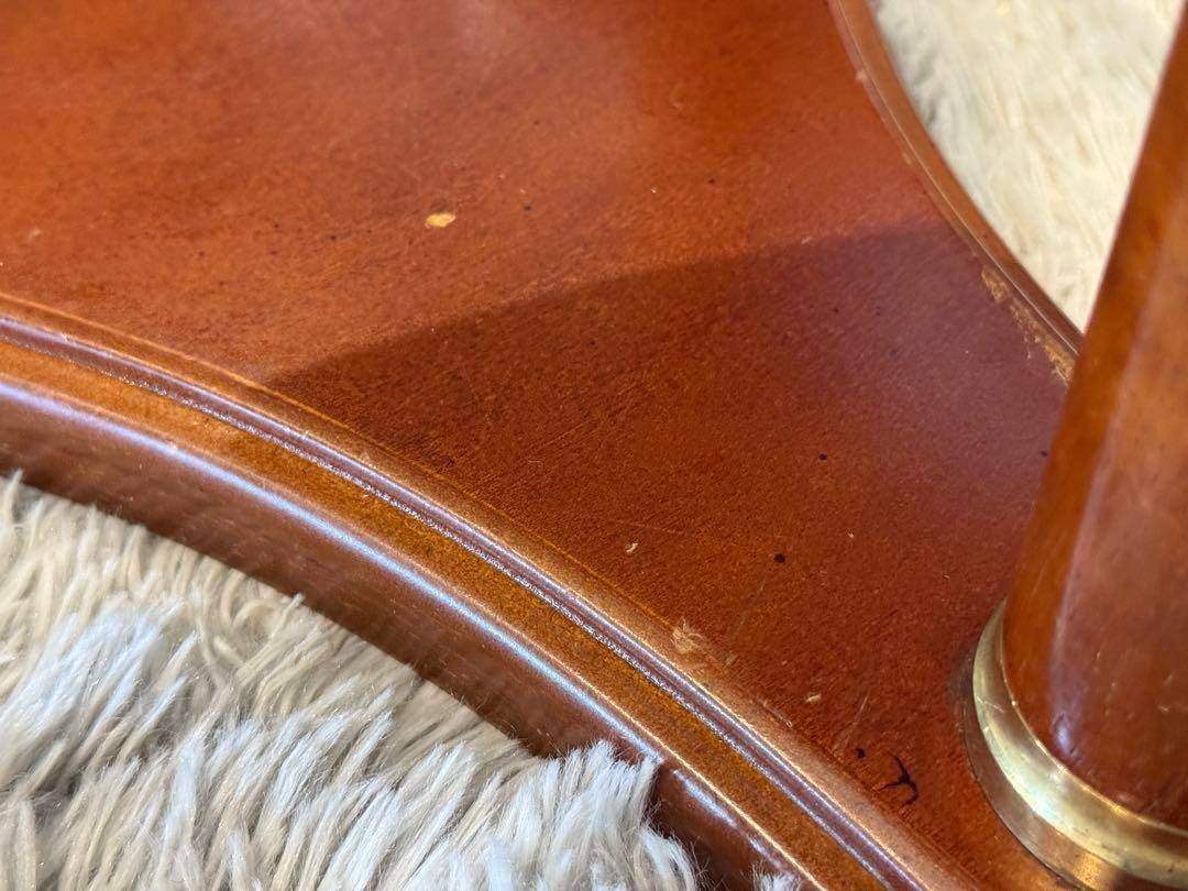 高級 大理石　コンソール　サイドテーブル　ラウンドテーブル　アンティーク　IG