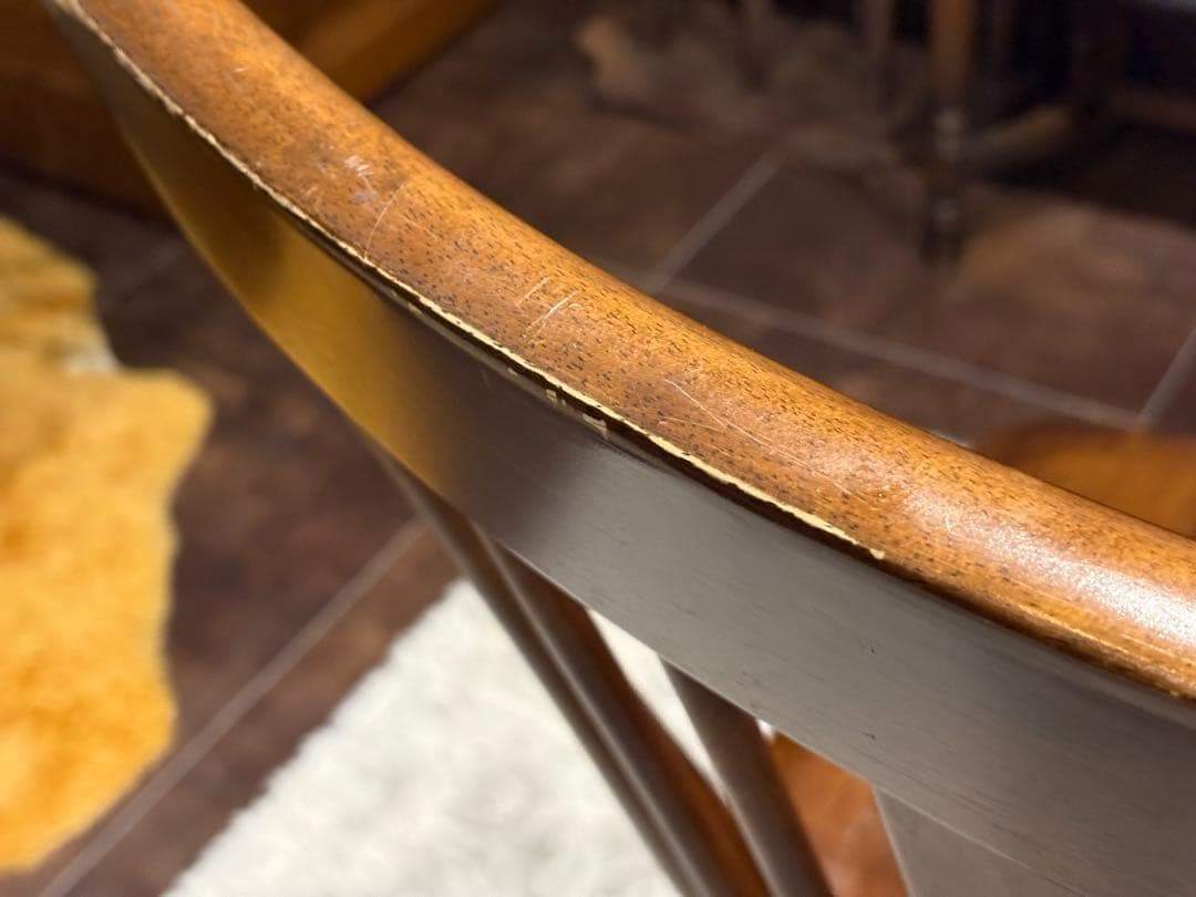 ②KASHIWA 柏木工　ウィンザーチェア　スポークチェア　アンティーク　SY