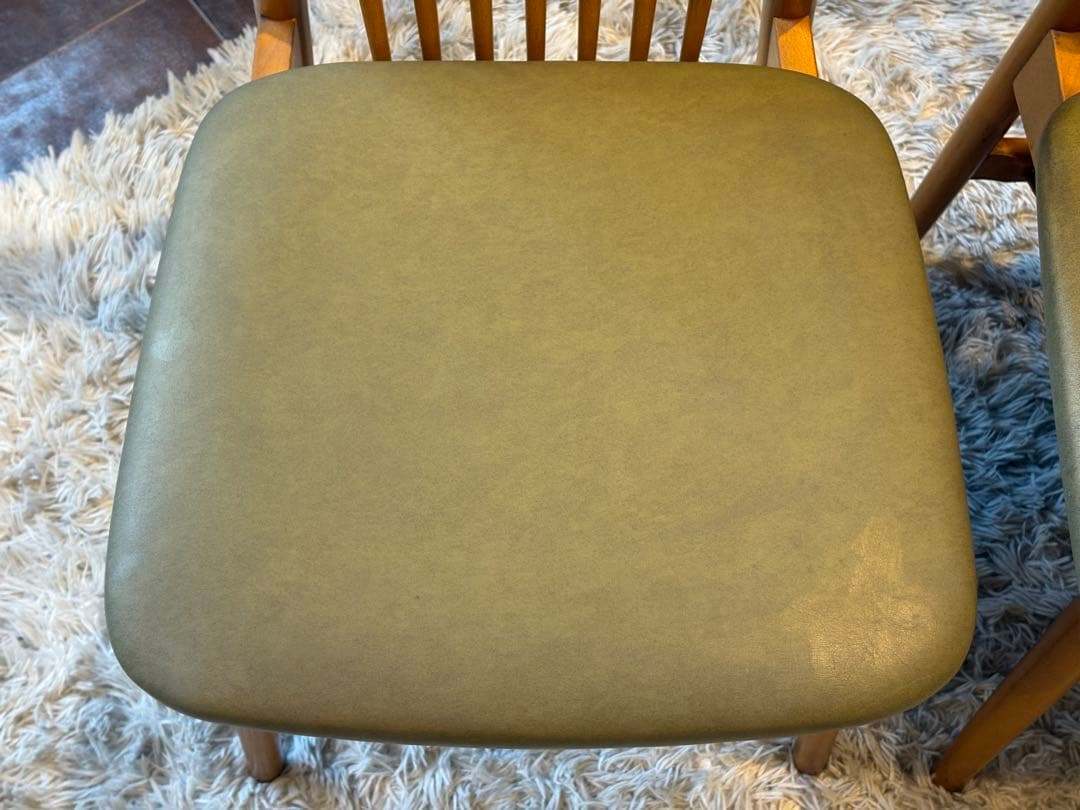 飛騨産業 キツツキマーク ダイニングチェア スポークチェア アンティーク nZ