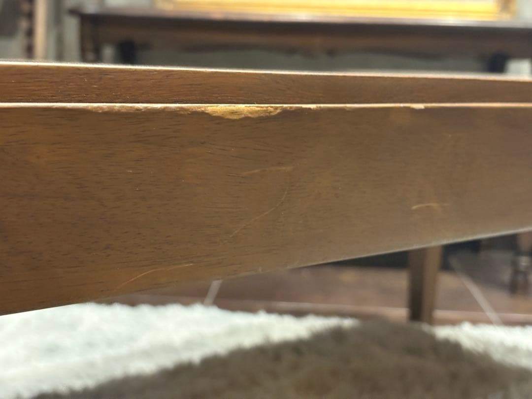 ベルメゾンデイズ ローテーブル ウォールナット 引き出し付き シンプル