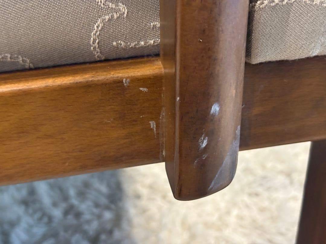 ②カリモク　karimoku アームチェア　アンティーク　ヴィンテージ SZ