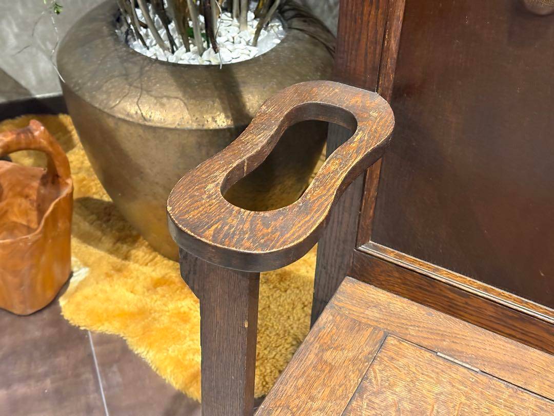 ホールスタンドチェア　コート掛け　帽子掛け　アンティーク　ビンテージ　nH