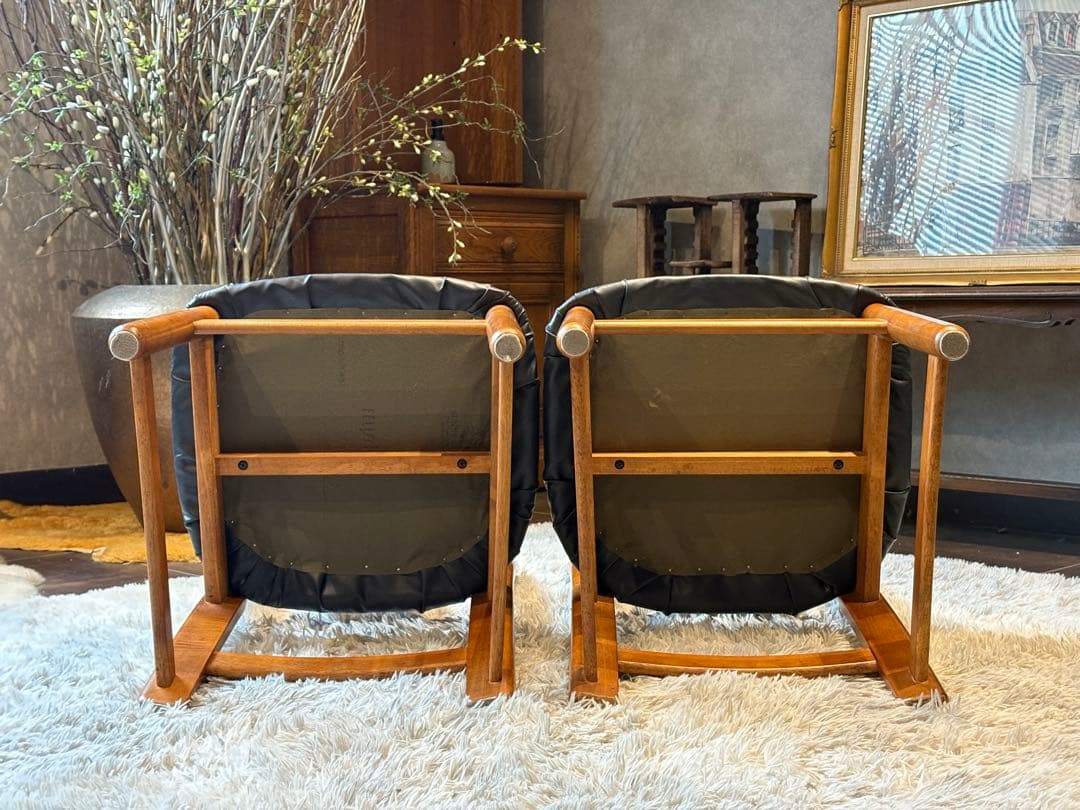 karimoku カリモク ダイニングチェア リビングチェア ビンテージ nZ