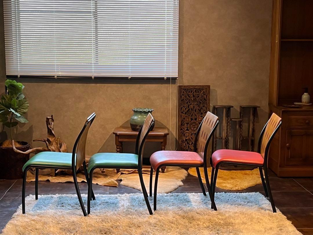 CRES クレス　スタッキングチェア　シティ系　ビンテージ　ポップ　RZ