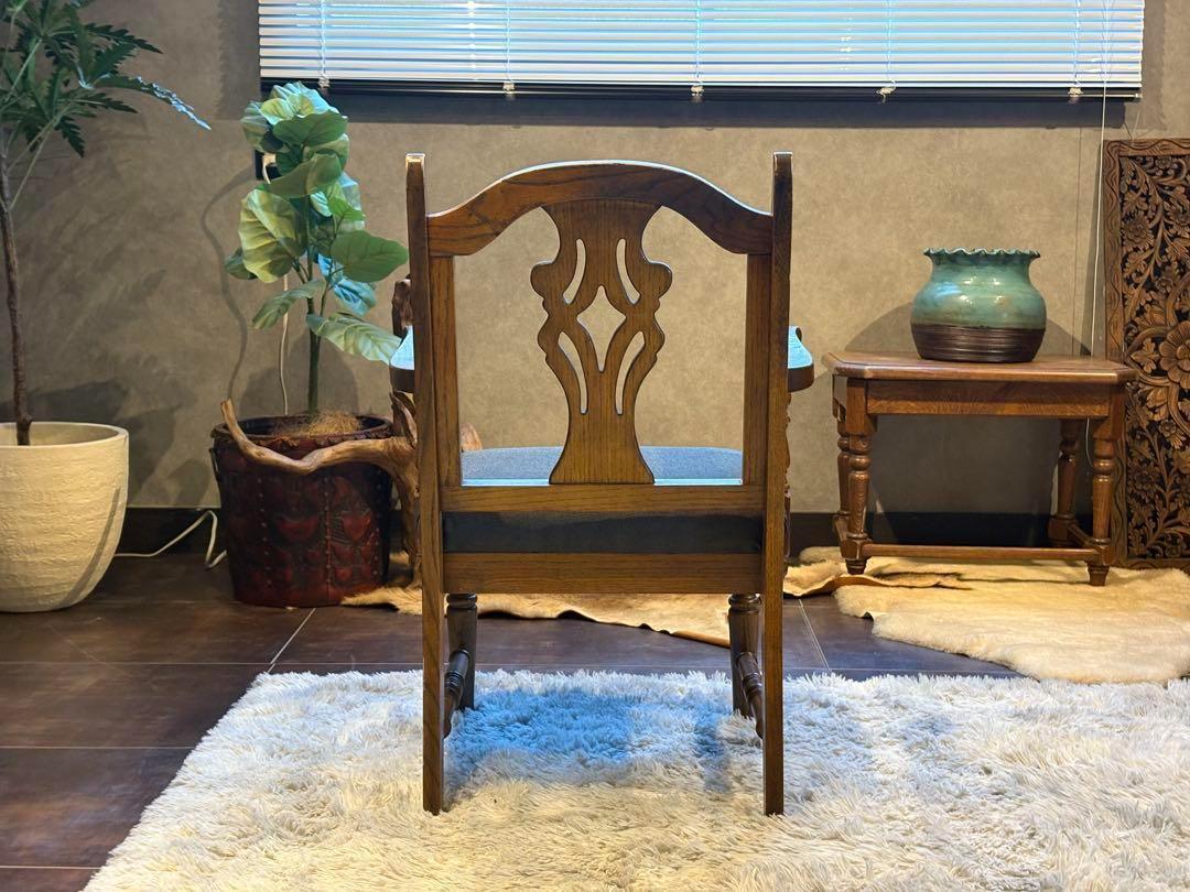 リメイク品　Brugge 三越ブルージュ　アームチェア　肘付き椅子 ny