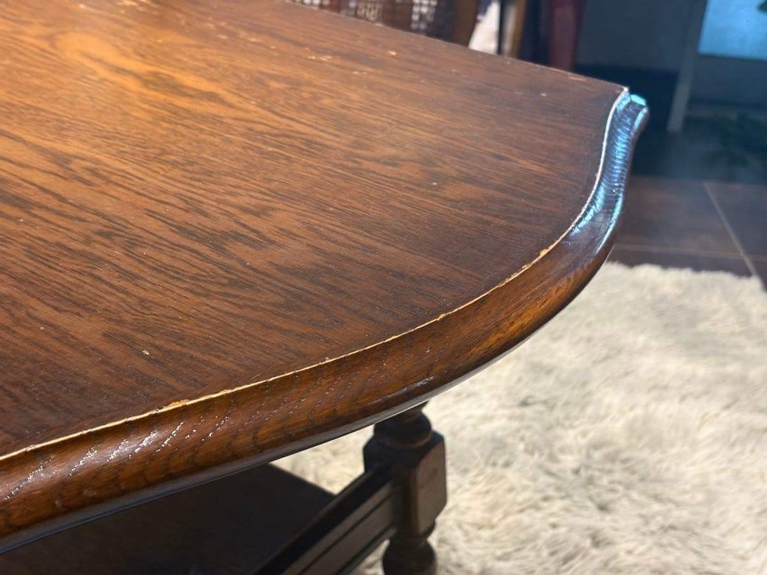 飛騨産業 キツツキマーク ローテーブル センターテーブル アンティーク IG