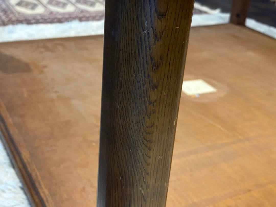 飛騨産業 キツツキ スクエアテーブル ダイニングテーブル アンティーク nG