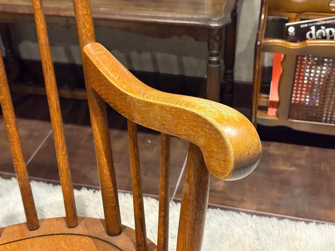 飛騨産業　キツツキ　ロッキングチェア　ダイニング　アンティーク　ビンテージ　SG