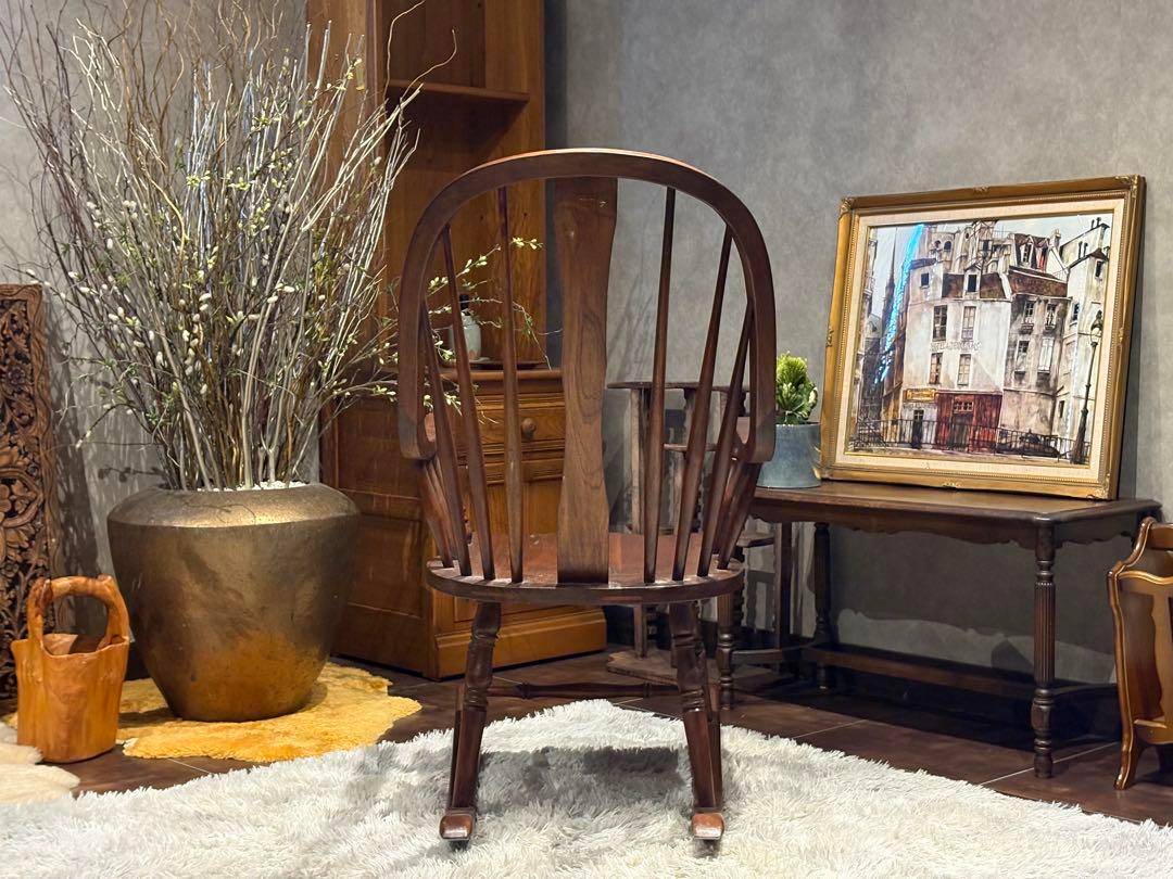 ロッキングチェア　東谷　AZUMAYA 無垢材　アンティーク　ビンテージ　IZZ