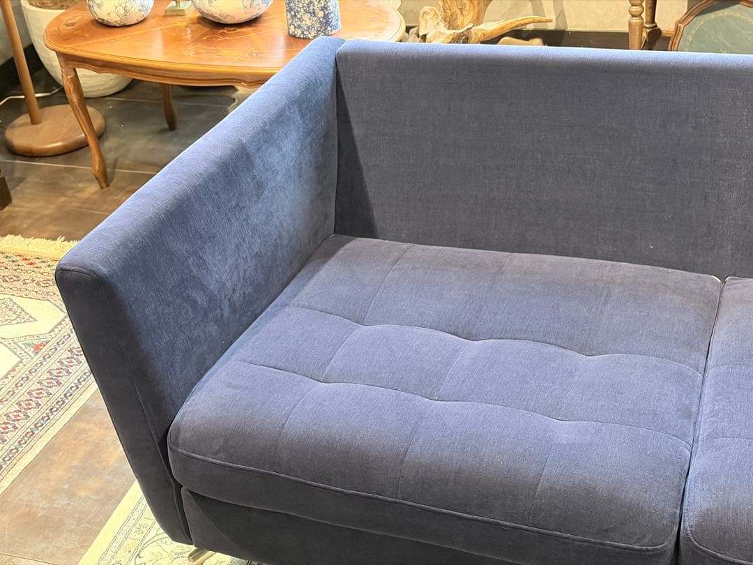 BoConcept　ブルー　2人用　ソファ　ファブリック　モダン　IGZ