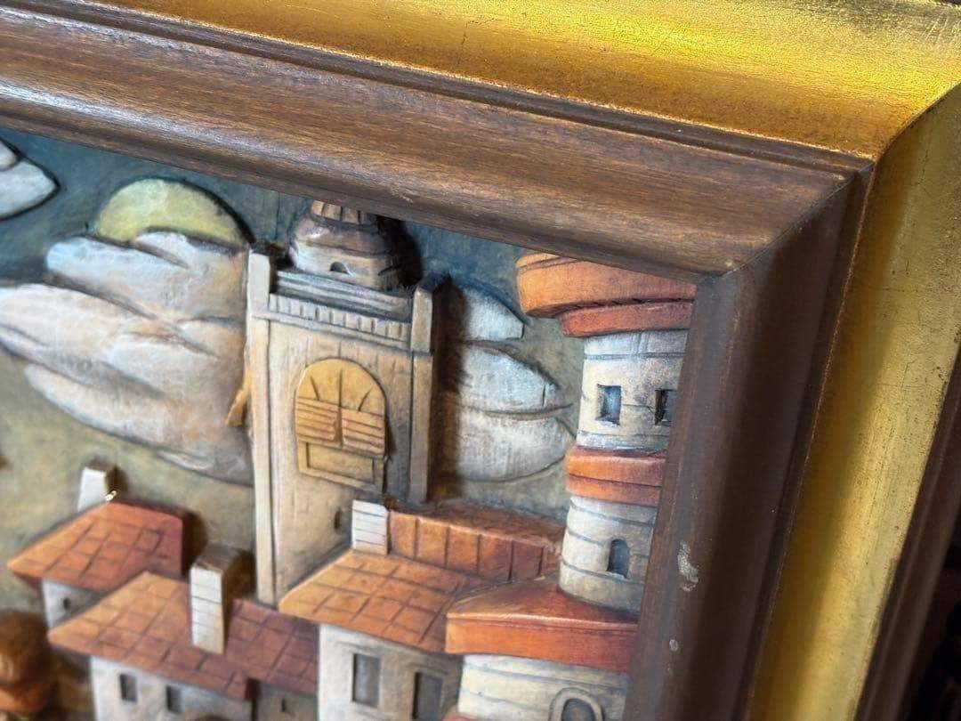 CARL SPITZWEG ANRI 木彫り　レリーフ　シュピッツヴェーグ