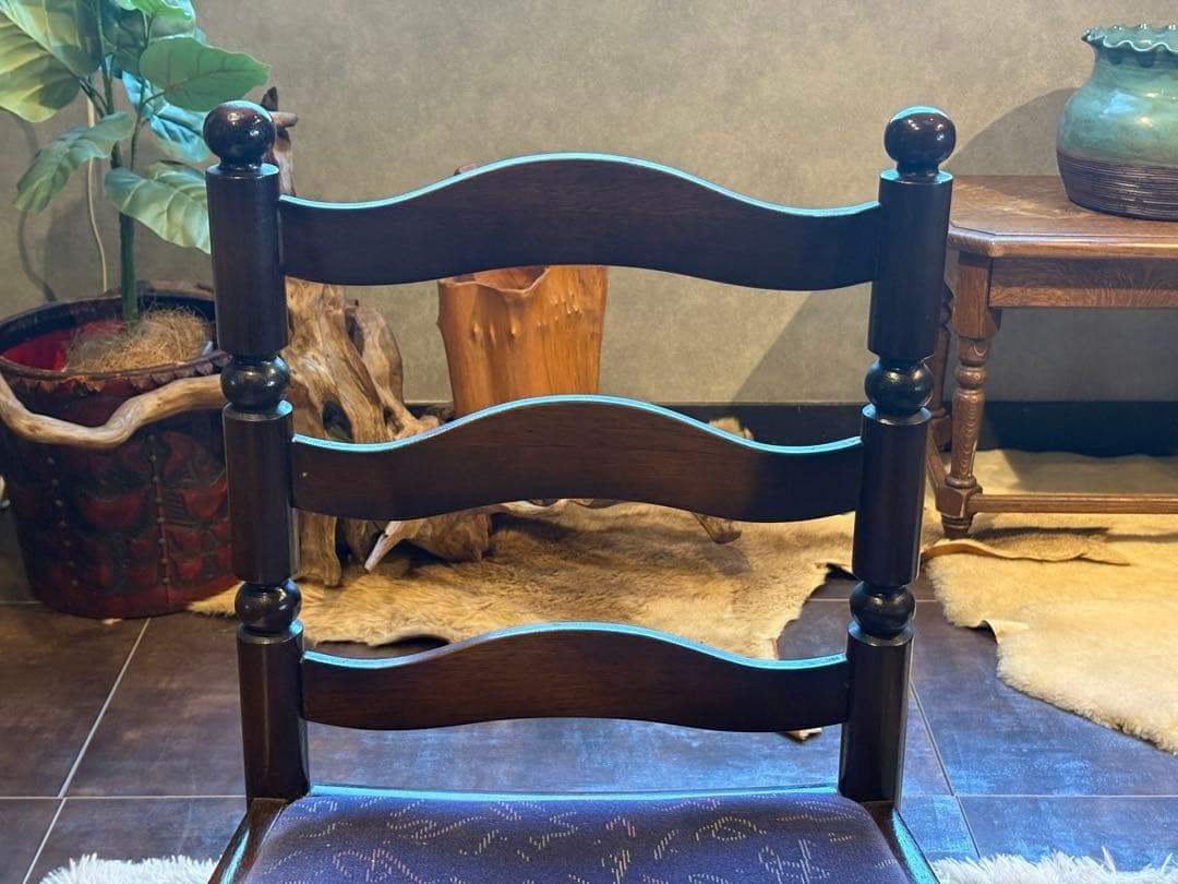 希少　ナガノインテリア　アンティーク　ヴィンテージ　レトロ　チェア　SR