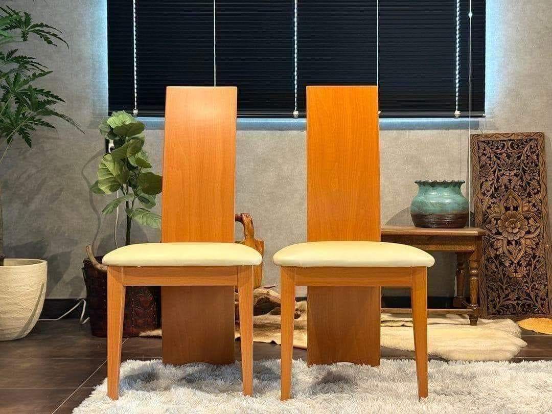 美品　高級家具　チェア　シンプル　モダン　PAKSNWI ハイバックチェア　YZ