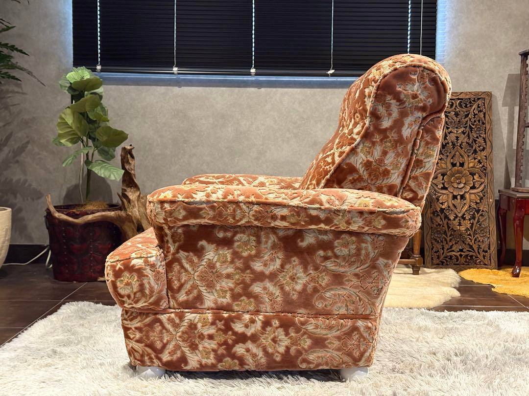 ソファ　ベロア　クラシック　金華山織　クラシカル　レッド　ヴィンテージ　IZ