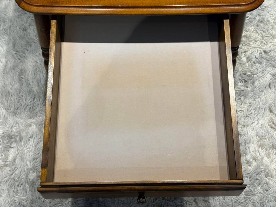 希少　センターテーブル　ローテーブル　スクエアテーブル　ろくろ　クラシック GZ