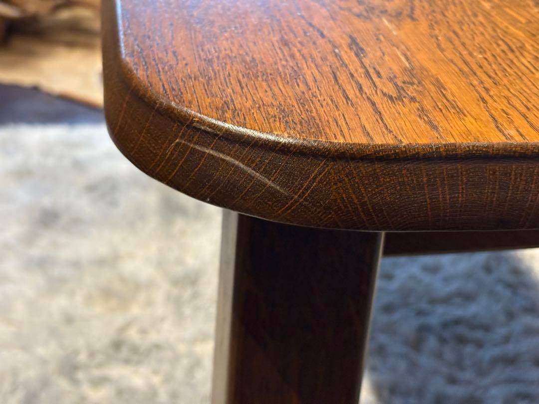 希少　洋風　ダイニングテーブル　オーク材　高級家具　ヴィンテージ　RZ