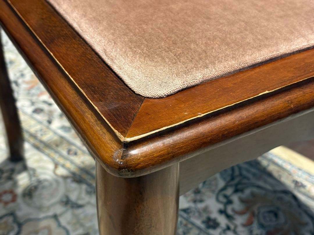 ①光製作所 ダイニングチェア リビングチェア 猫脚 アンティーク ビンテージ R