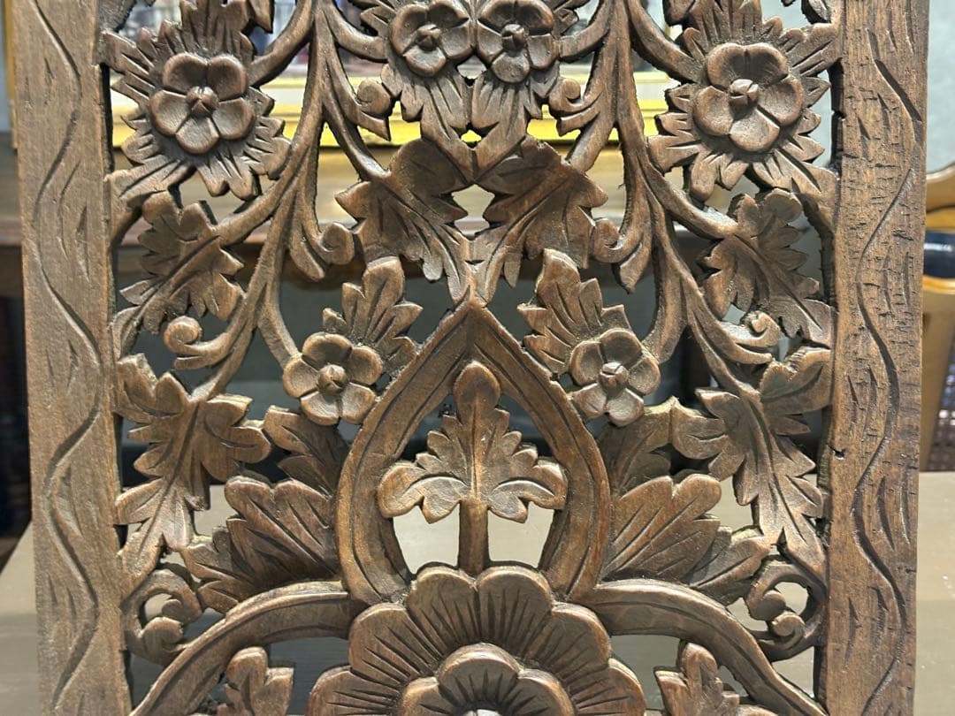 レリーフ　アート　木製　ウォールデコレーション　アンティーク　ヴィンテージ　nZ