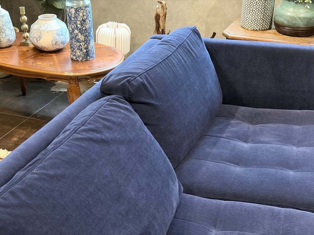 BoConcept　ブルー　2人用　ソファ　ファブリック　モダン　IGZ