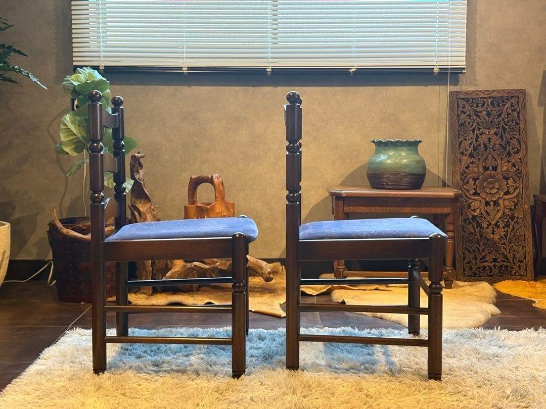 希少　ナガノインテリア　アンティーク　ヴィンテージ　レトロ　チェア　SR